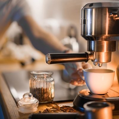 Co-working space coffee machine