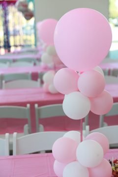 birthday balloons centerpiece