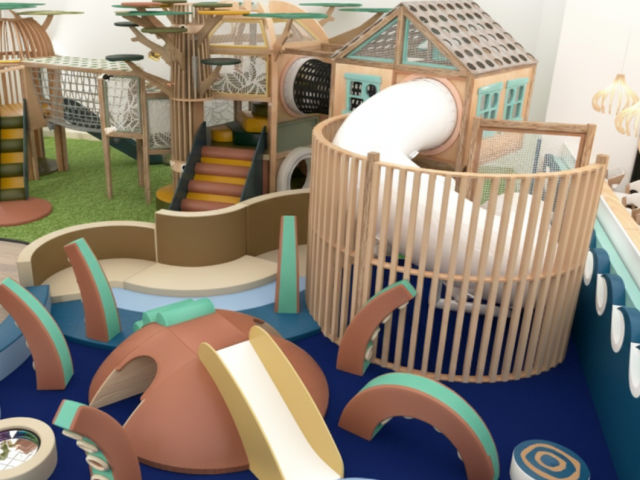 ocean themed play area